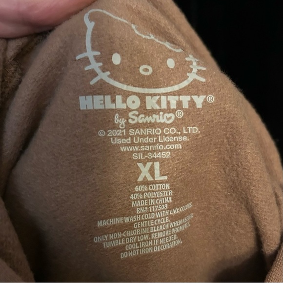 Hello Kitty Brown Hoodie - Picture 5 of 5
